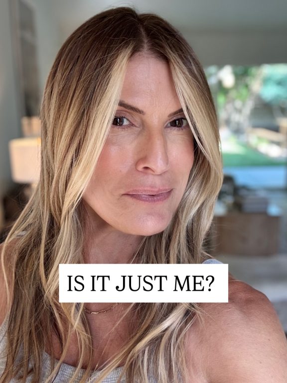 Trish Suhr in a selfie video asking Is it just me?